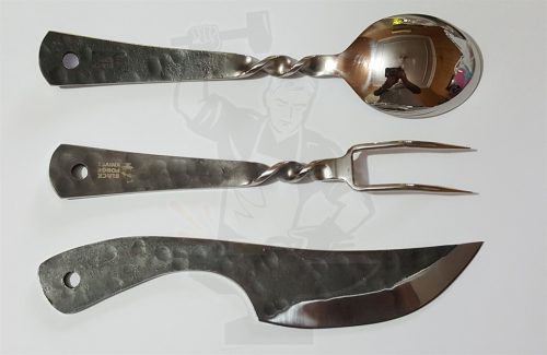HANDMADE MEDIEVAL STYLE CUTLERY FEASTING SET ( 3 PIECE) - Image 3