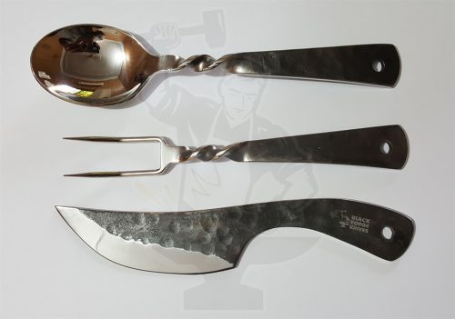 HANDMADE MEDIEVAL STYLE CUTLERY FEASTING SET ( 3 PIECE) - Image 4