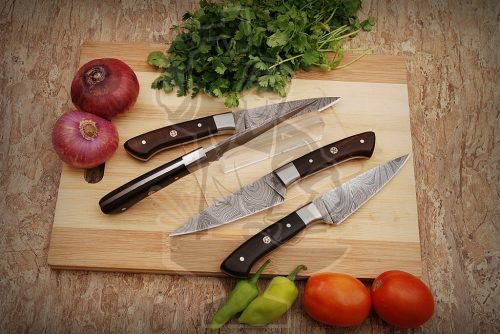 Damascus Pairing Knife Set (4 piece) - Image 2