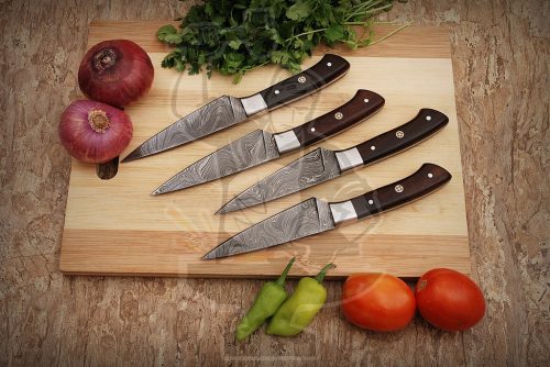 Damascus Pairing Knife Set (4 piece) - Image 4