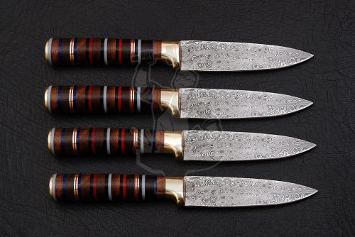 Damascus Pairing Knife Set (4 piece) - Image 2