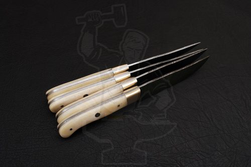 Damascus Steak Knife set (04 piece) - Image 4
