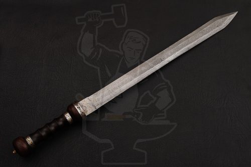Damascus Gladius sword - Image 5