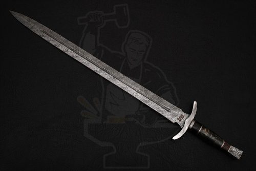 Damascus Celtic sword - Image 3