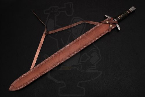 Damascus Celtic sword - Image 4
