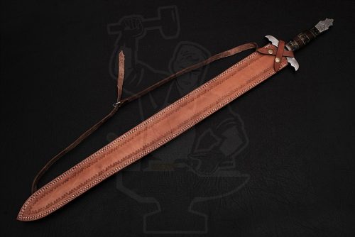 Damascus Celtic sword - Image 6