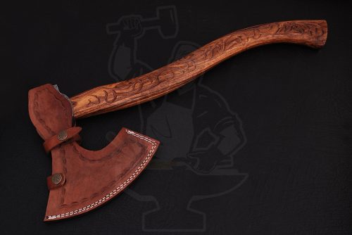 Damascus functional tomahawk - Image 5