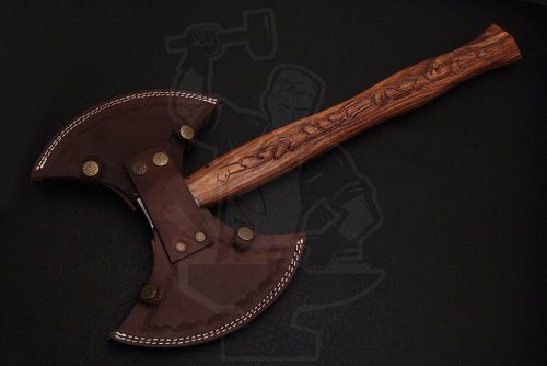 Damascus Double Headed Tomahawk - Image 5