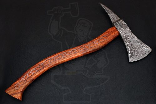 Damascus functional tomahawk - Image 2