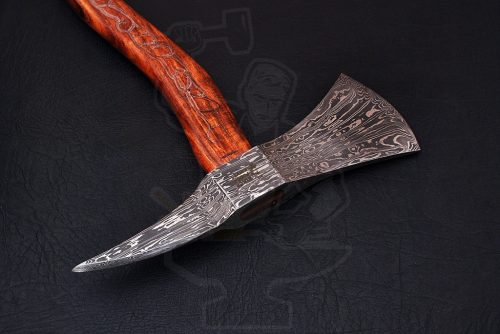 Damascus functional tomahawk - Image 3