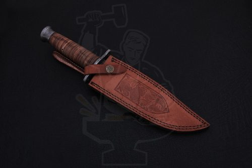 Damascus Military Bowie - Image 7