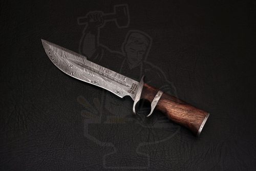 Damascus Sub Hilt Bowie - Image 5