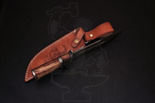 Damascus Sub Hilt Bowie - Image 6