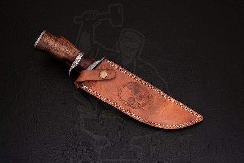Damascus Sub Hilt Bowie - Image 7