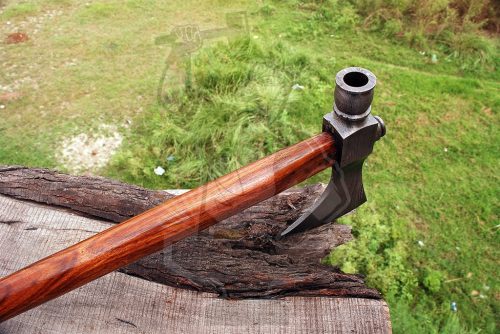 Damascus Pipe Smoking Tomahawk - Image 4