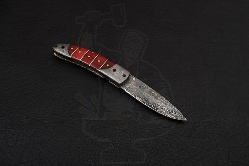 Damascus steel Handmade Liner Lock Knife - Image 3
