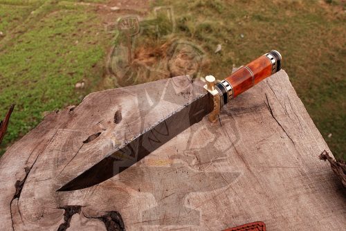 Damascus Bowie KNIFE - Image 5