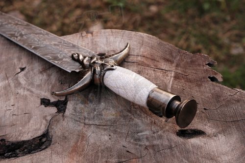 Damascus collectible dagger - Image 3