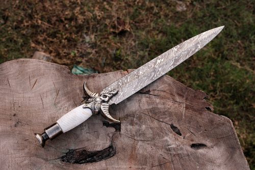 Damascus collectible dagger - Image 4