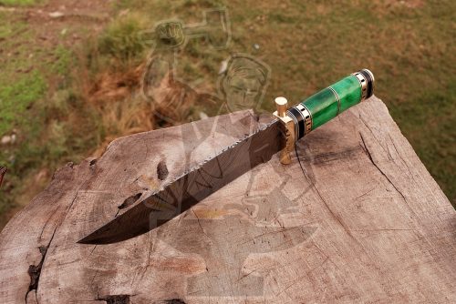 Damascus Steel Bowie - Image 3