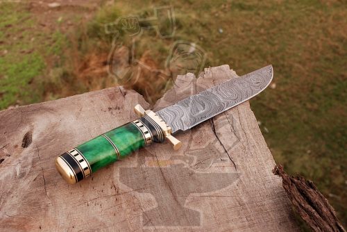Damascus Steel Bowie - Image 4