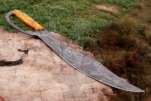 Damascus Fighting Bowie - Image 2