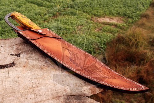Damascus Fighting Bowie - Image 6