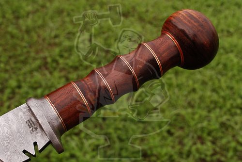 Damascus Large Collectible Kukri - Image 3