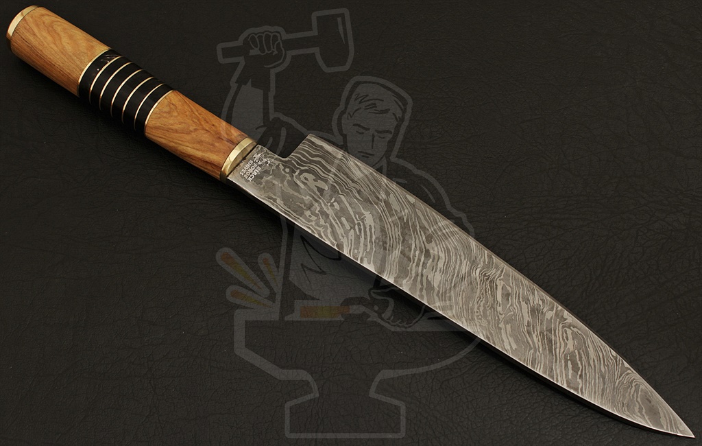 DAMASCUS KITCHEN KNIFE - Image 4