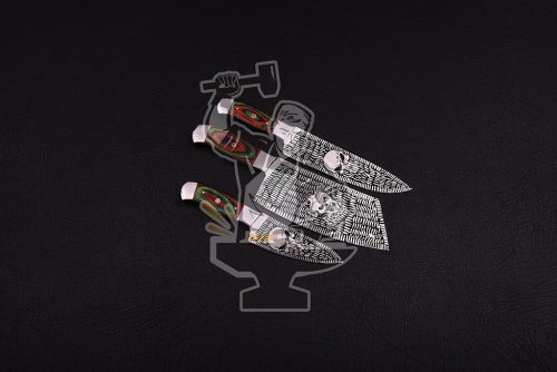 J2 STEEL  CHEF KNIFE SET (3  PIECE ) - Image 3