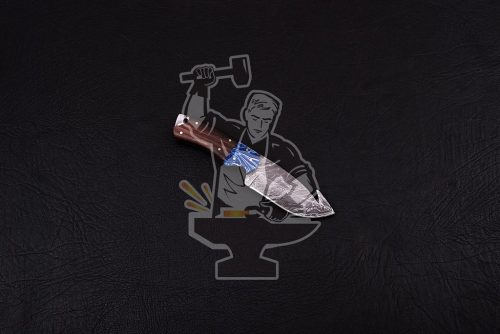 DAMASCUS GUTHOOK SKINNER KNIFE - Image 2
