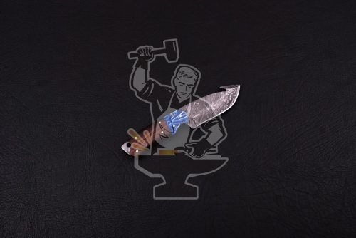 DAMASCUS GUTHOOK SKINNER KNIFE - Image 4