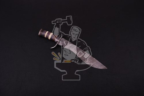 Damascus Bowie KNIFE - Image 2