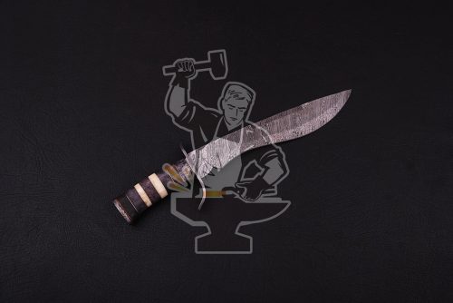 Damascus Bowie KNIFE - Image 4