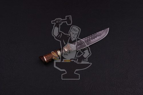 CARBON STEEL BOWIE KNIFE - Image 4