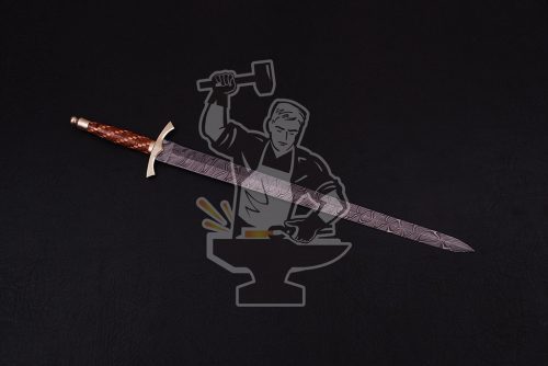 Damascus Celtic sword - Image 2