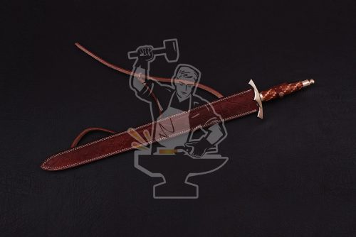 Damascus Celtic sword - Image 5