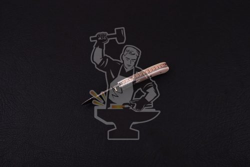 Damascus Liner lock Folding Knife - Image 3
