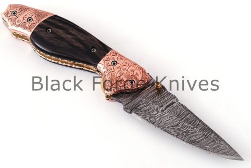 Damascus steel Handmade Liner Lock Knife - Image 2