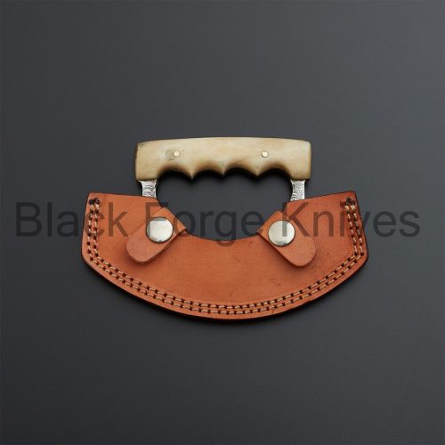 Damascus Ulu Knife - Image 3