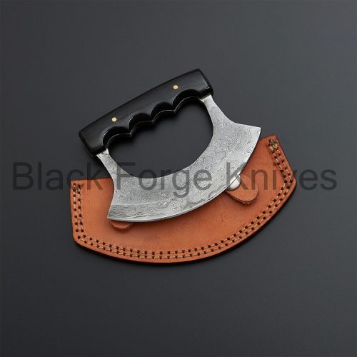 Damascus Ulu Knife - Image 2