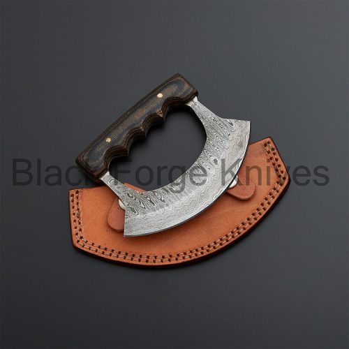 Damascus Ulu Knife - Image 2