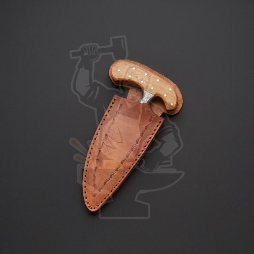 DAMASCUS PUSH DAGGER KNIFE - Image 3