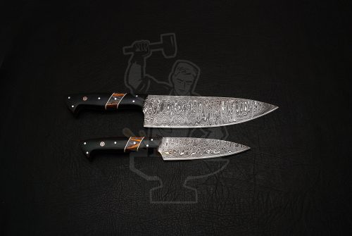 DAMASCUS CHEF KNIFE SET(2 PIECE) - Image 2