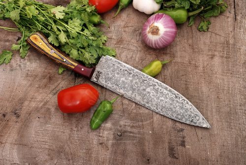 Damascus Kitchen/Chef Knife - Image 5
