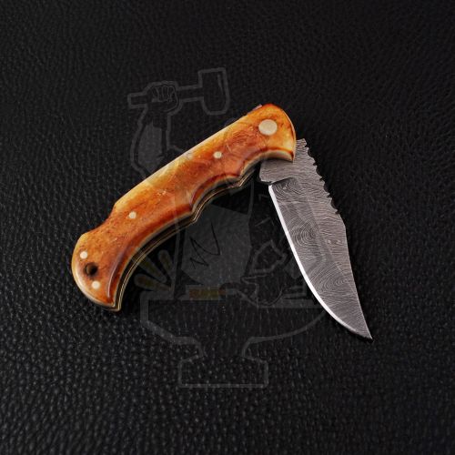DAMASCUS FOLDING KNIFE - Image 4