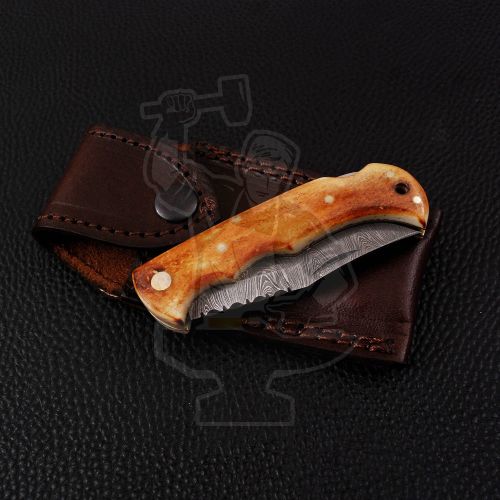 DAMASCUS FOLDING KNIFE - Image 5