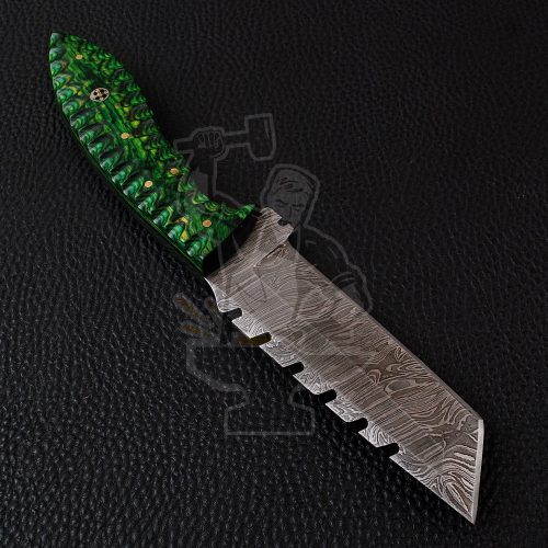 Damascus Tanto Knife - Image 4