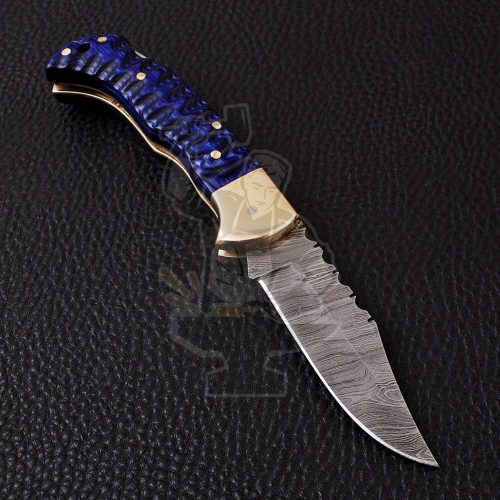 DAMASCUS FOLDING KNIFE - Image 2
