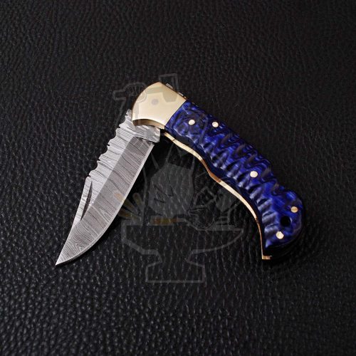 DAMASCUS FOLDING KNIFE - Image 4